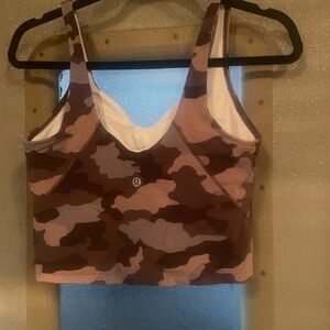 lululemon athletica Camouflage Bra - Pink and Brown